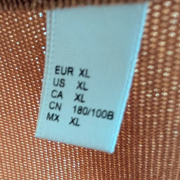 Rust Corduroy Overall Pinafore Dress – Women’s XL - Picture 3 of 3